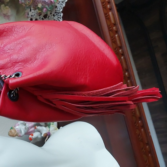 Leather basket bag - Picture 4 of 12